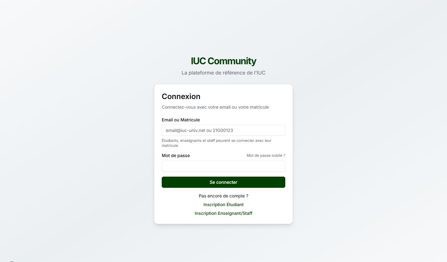 IUC Community — capture 4