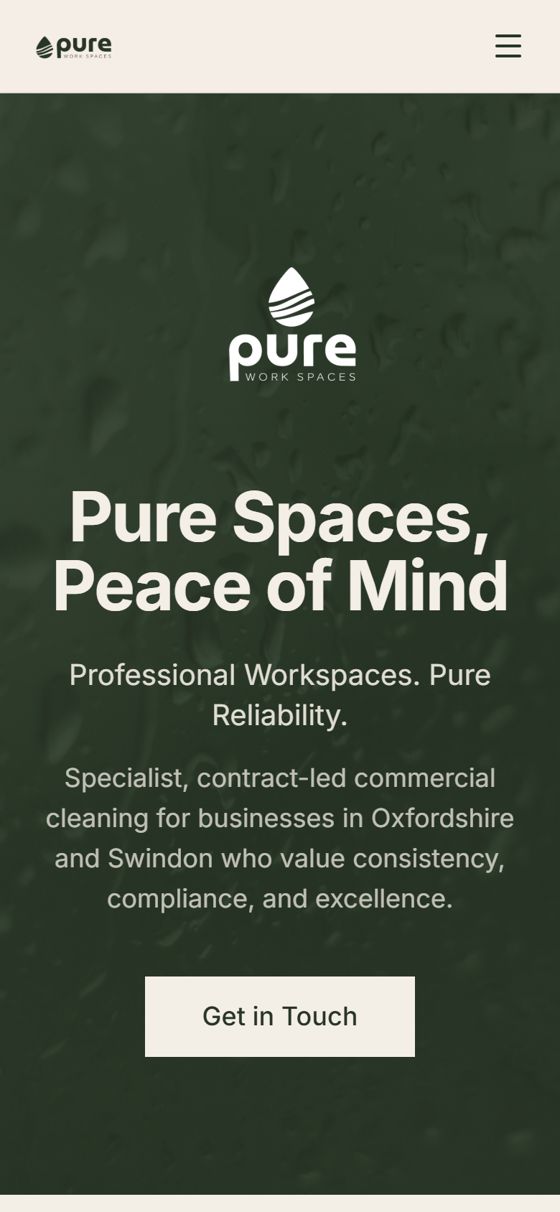 Pure Workspaces — mobile